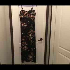 No Boundaries dress size xxl black flower pattern